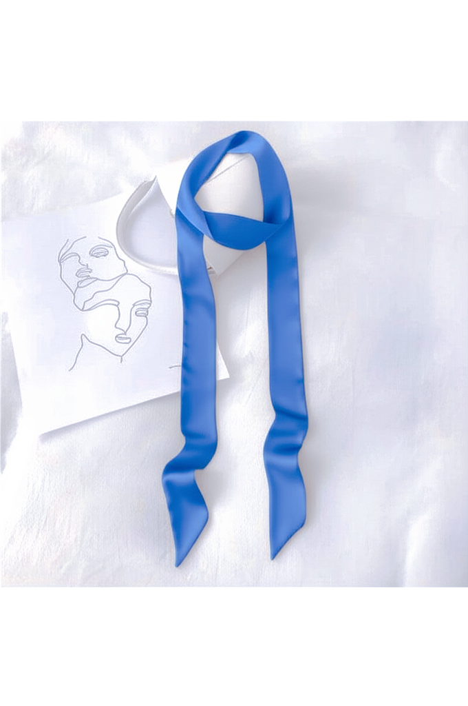 Fular Kadın Dar Uzun Şerit Boyun Bağı 150cmx5cm 2025 Yaz-Sonbahar